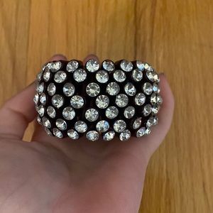 Studded “diamond” bracelet